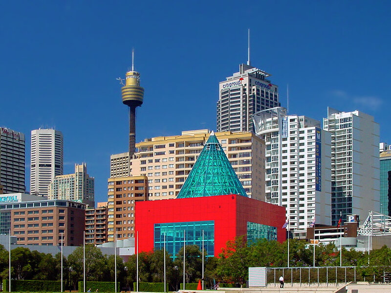 Sydney Skyline — Blue, Bright