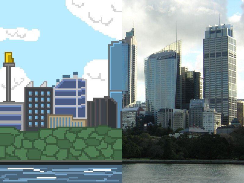 Sydney Skyline — Blue, Calm