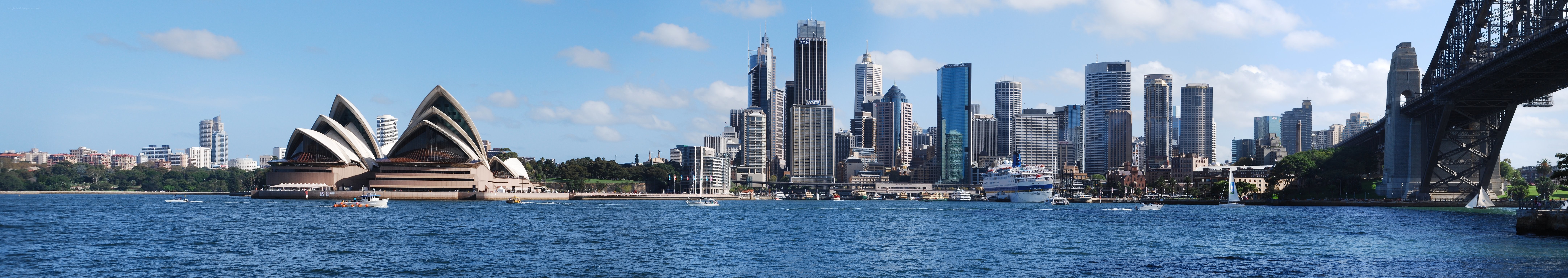 Sydney skyline with Opera House