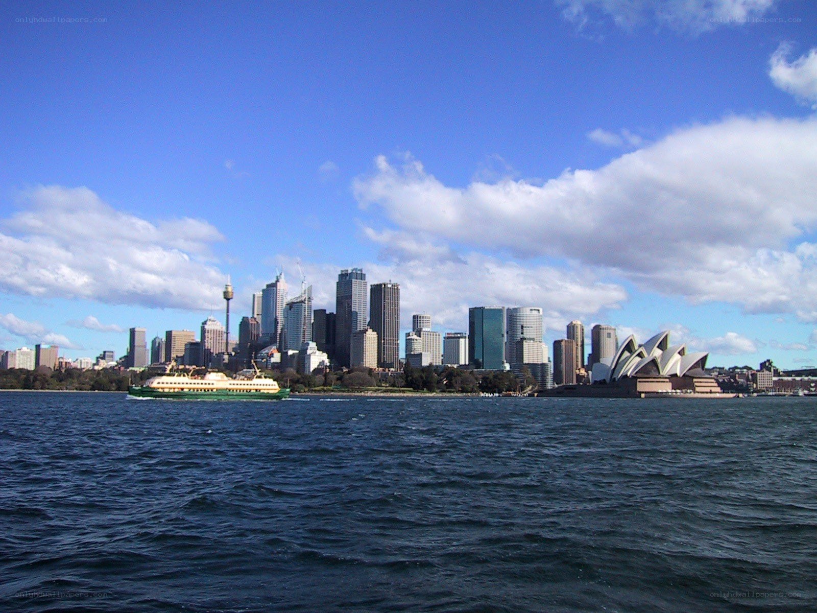 Sydney skyline with Opera House