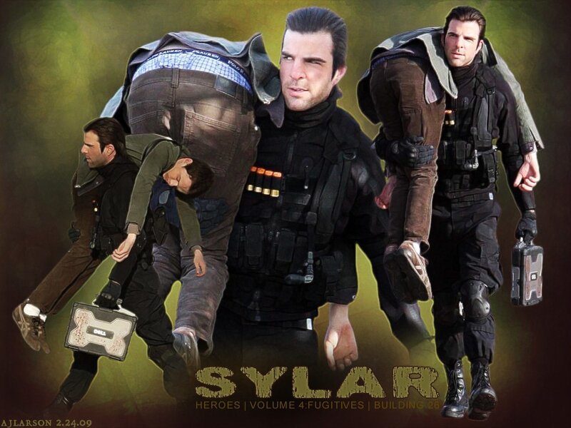Sylar character collage