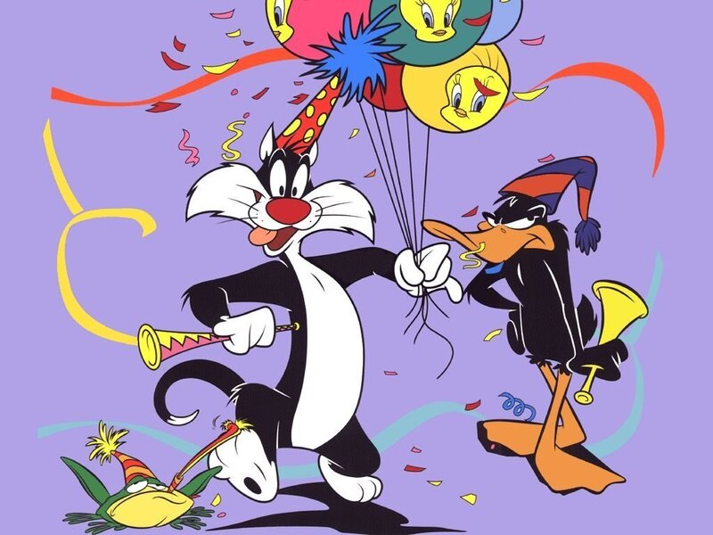 Sylvester and Daffy Duck