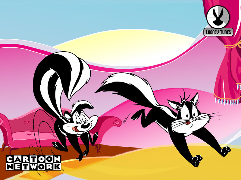 Sylvester and Pepe Le Pew