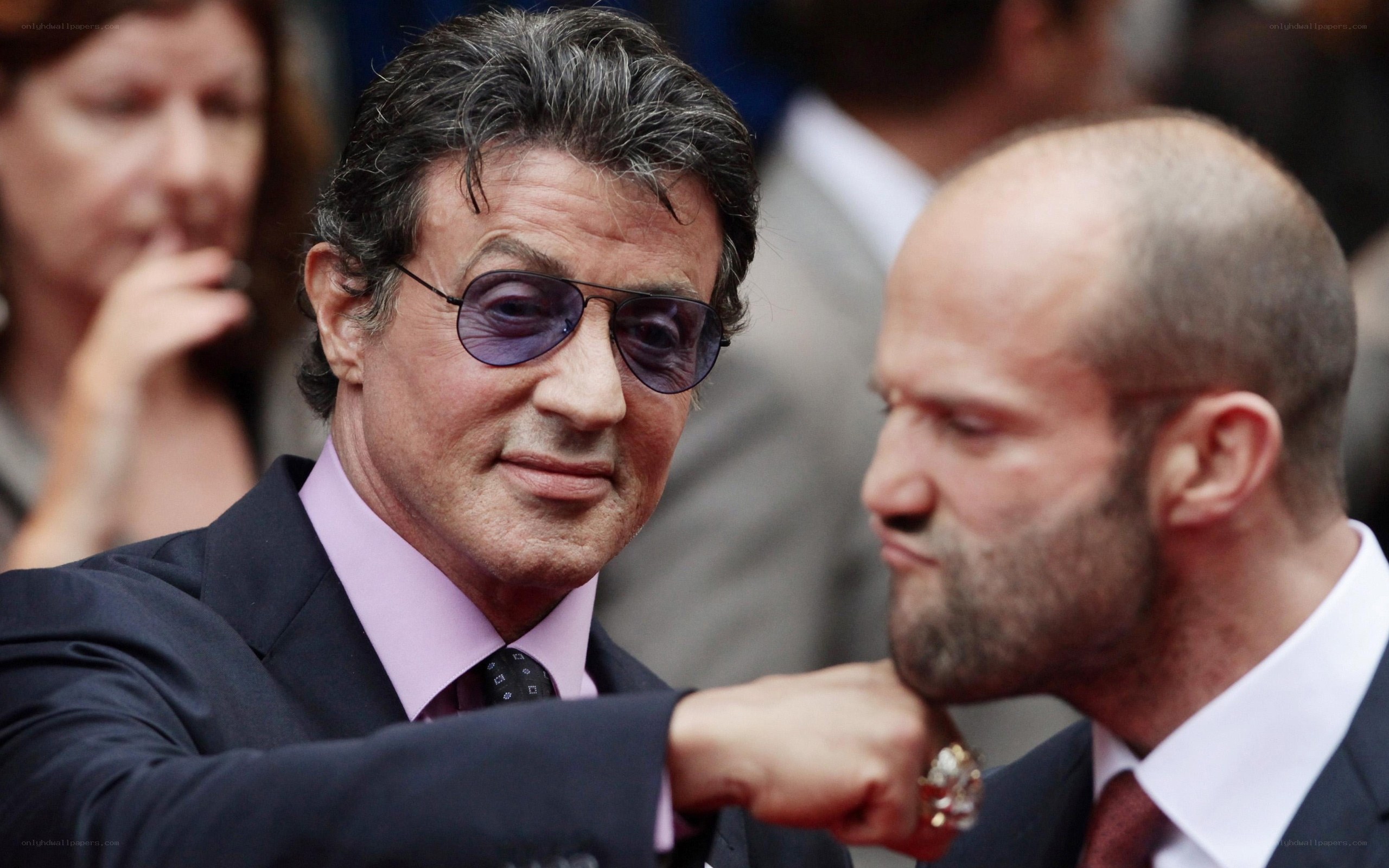 Sylvester Stallone and Jason Statham