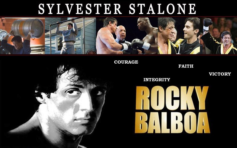 Sylvester Stallone as Rocky — Black