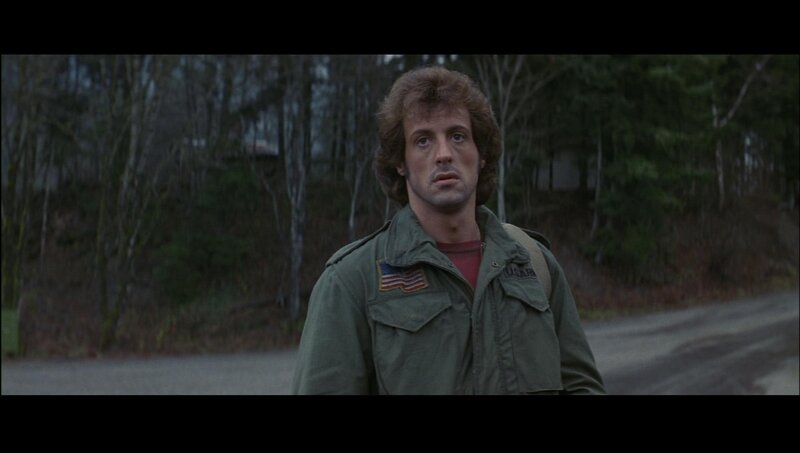 Sylvester Stallone in a military jacket