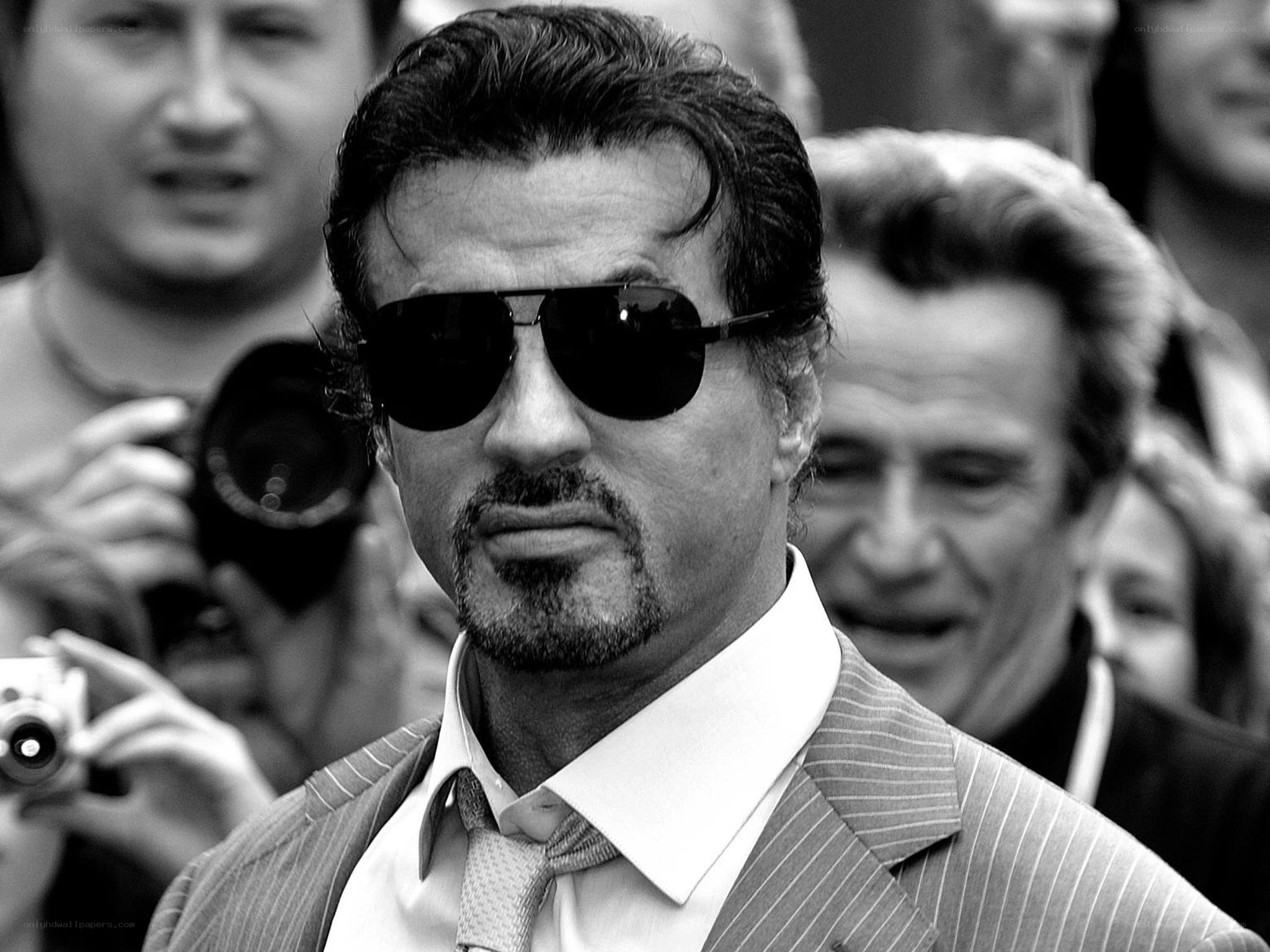 Sylvester Stallone in sunglasses