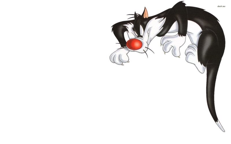 Sylvester the Cat — Black, Playful, Illustration