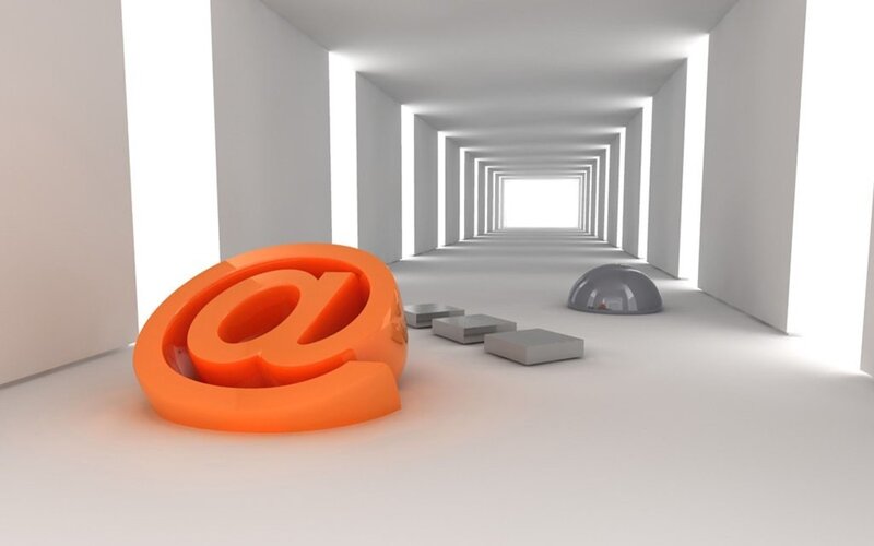 @ Symbol in Corridor — White, Minimalist