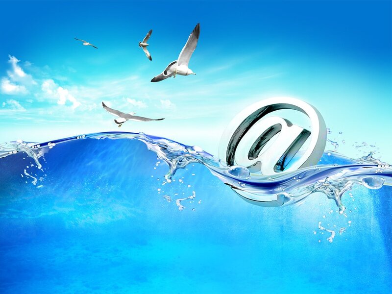 @ Symbol in Water — Blue