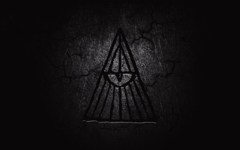Symbol on Cracked Wall