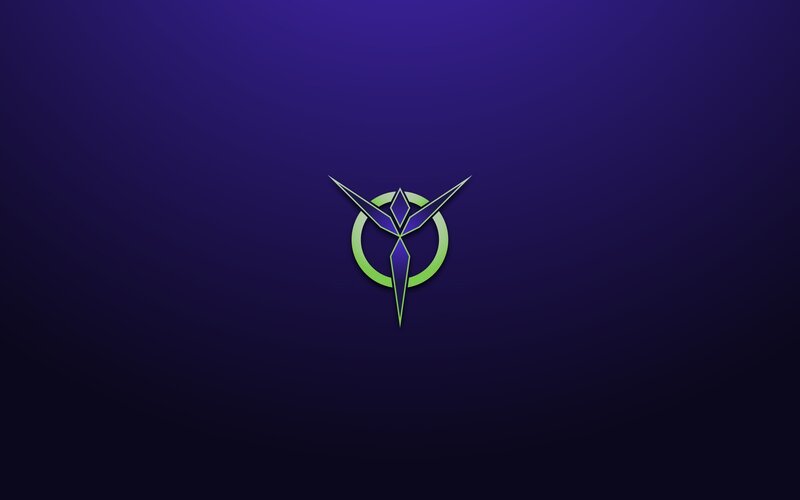 Symbol on Purple Background