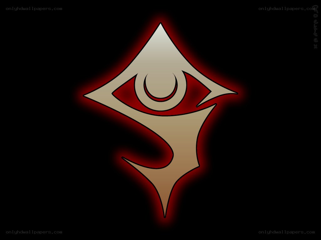 symbol with eye and crescent