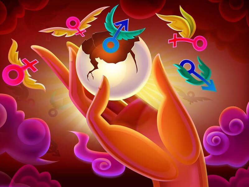 symbolic birth of life