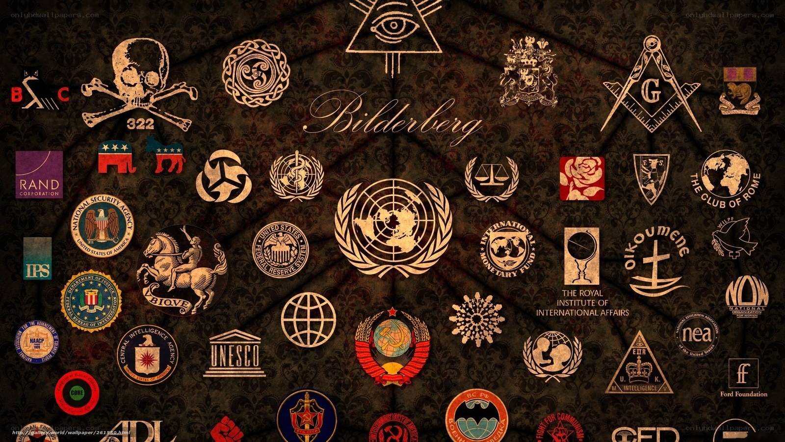 Symbolic logos collage