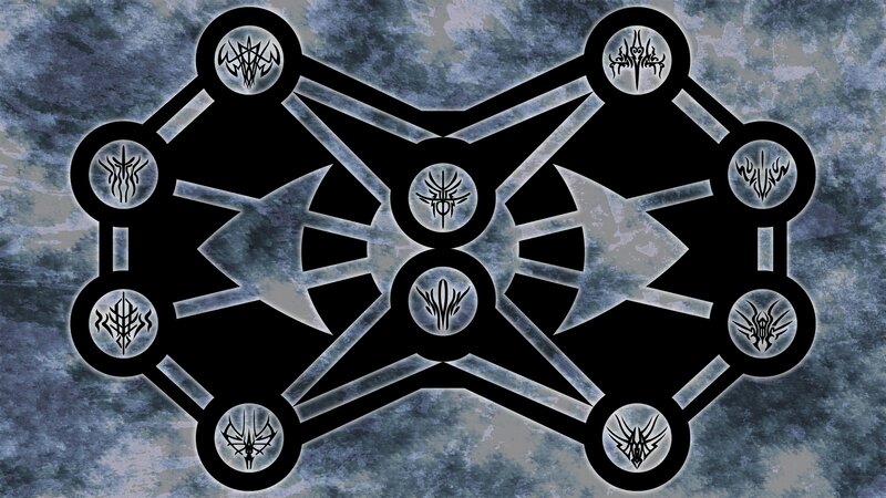 Symbolic Network Diagram — Black