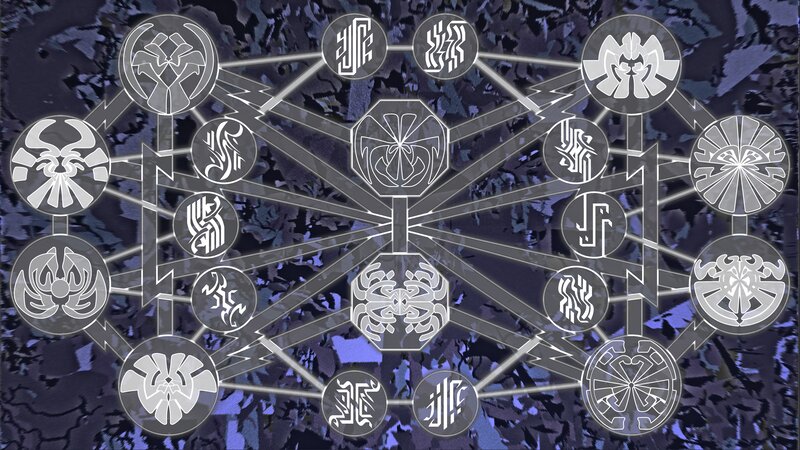 Symbolic Network Diagram — Gray