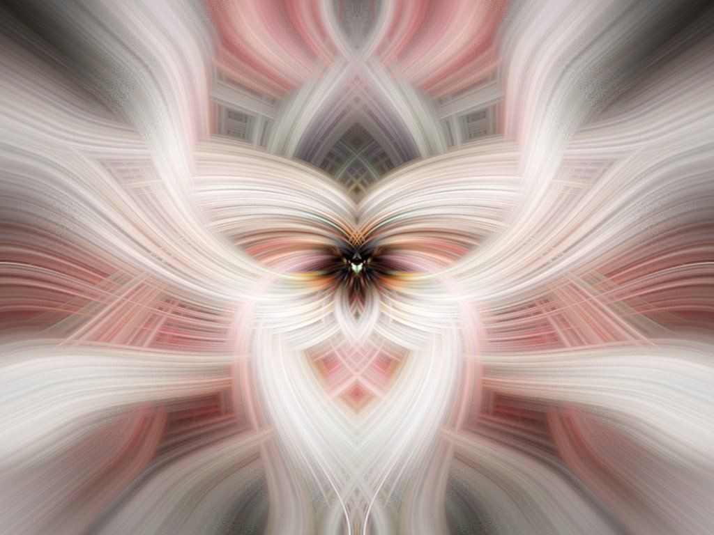 Symmetrical abstract light pattern