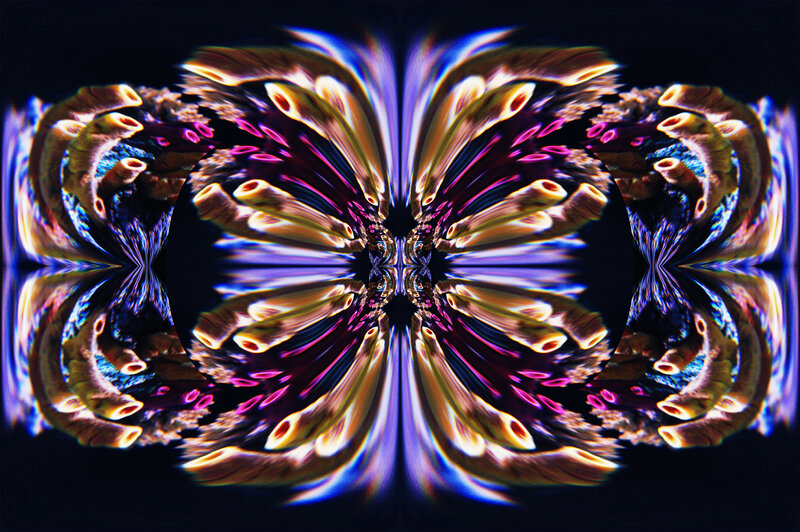 Symmetrical abstract pattern