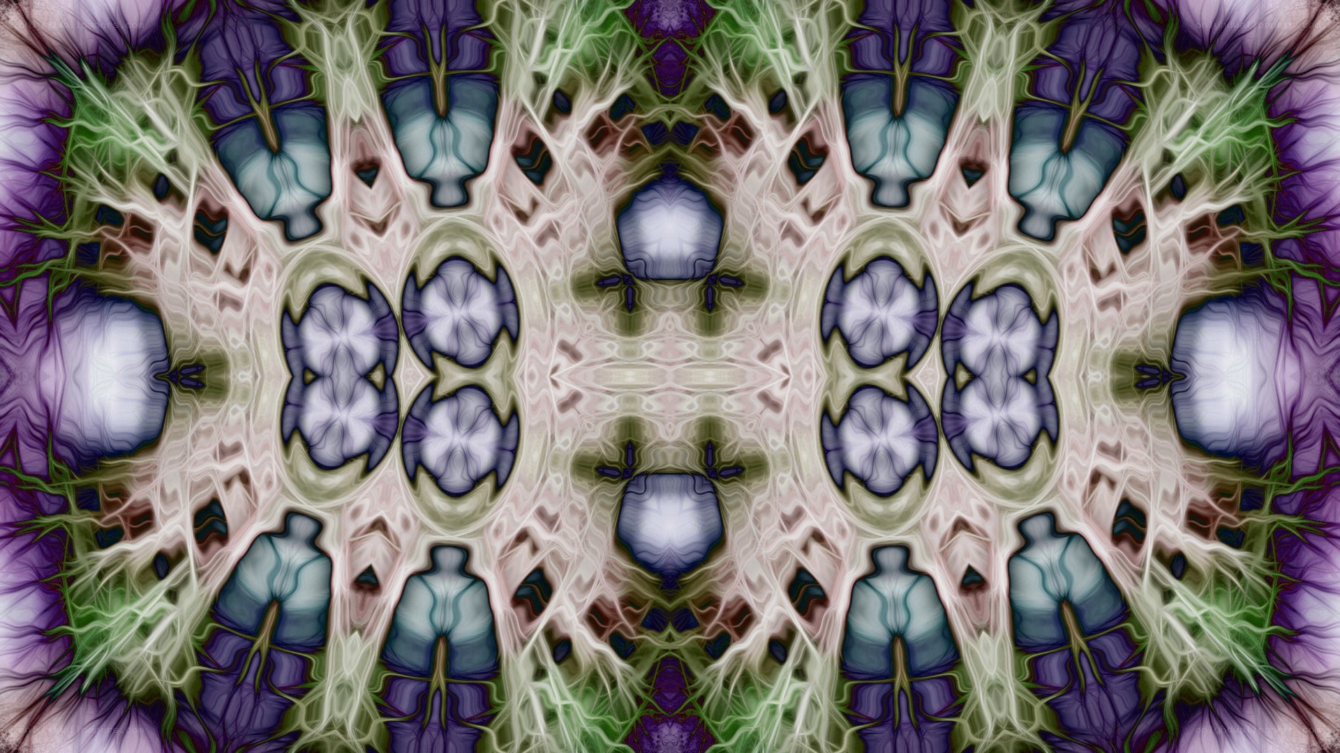 Symmetrical abstract pattern
