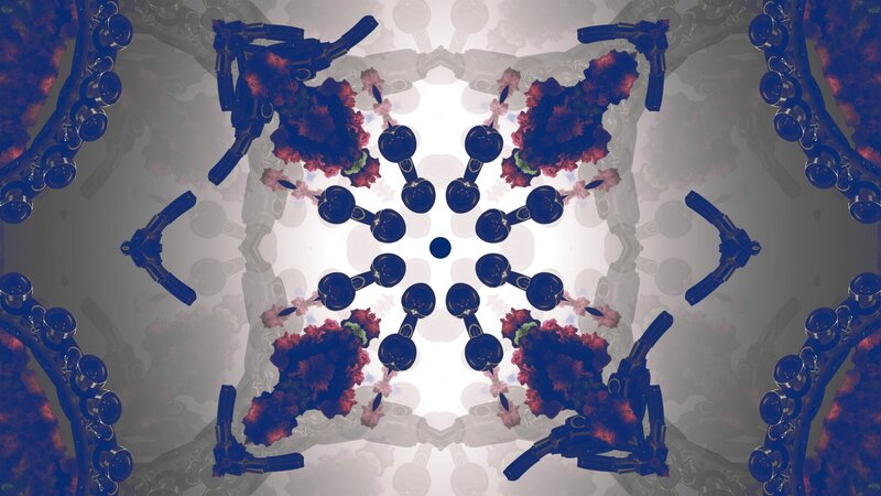 Symmetrical abstract pattern