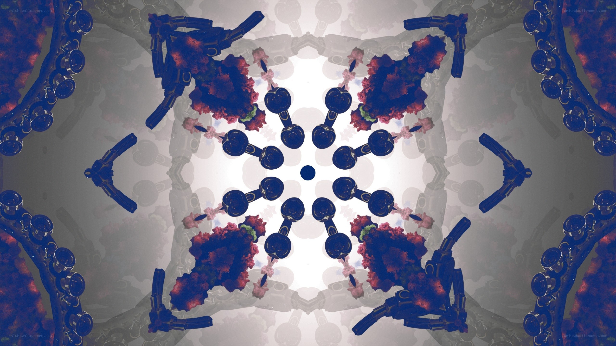 Symmetrical abstract pattern