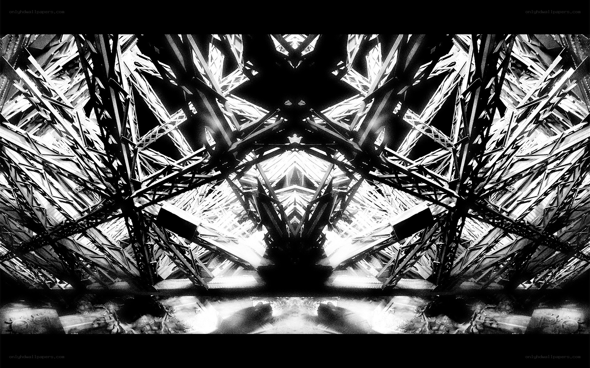 symmetrical abstract structure