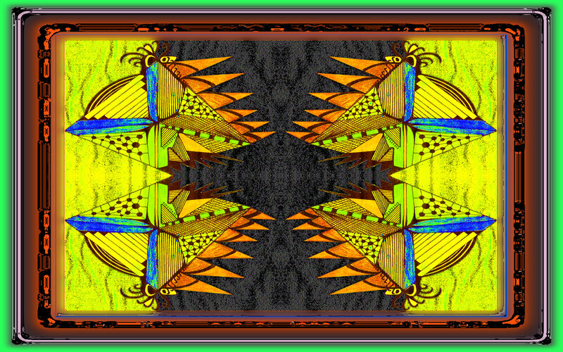 Symmetrical Bird Patterns