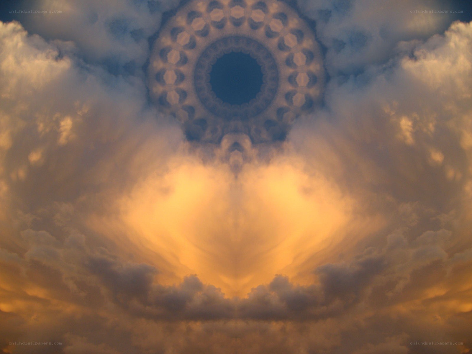 Symmetrical cloud formation