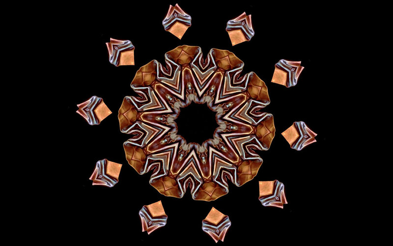 Symmetrical Copper Pattern