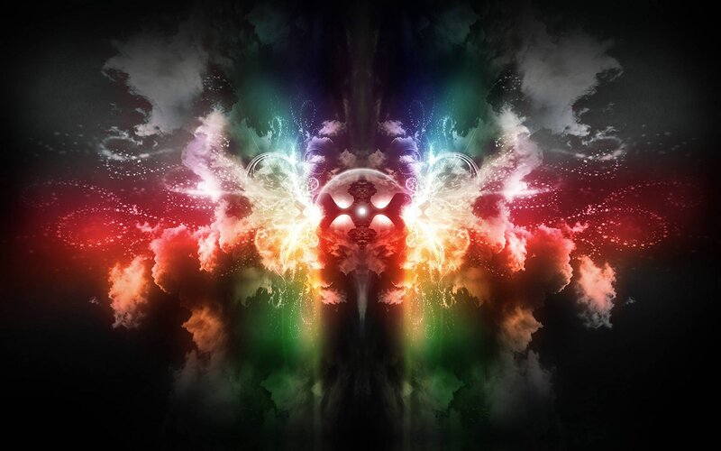 Symmetrical Energy Explosion — Red