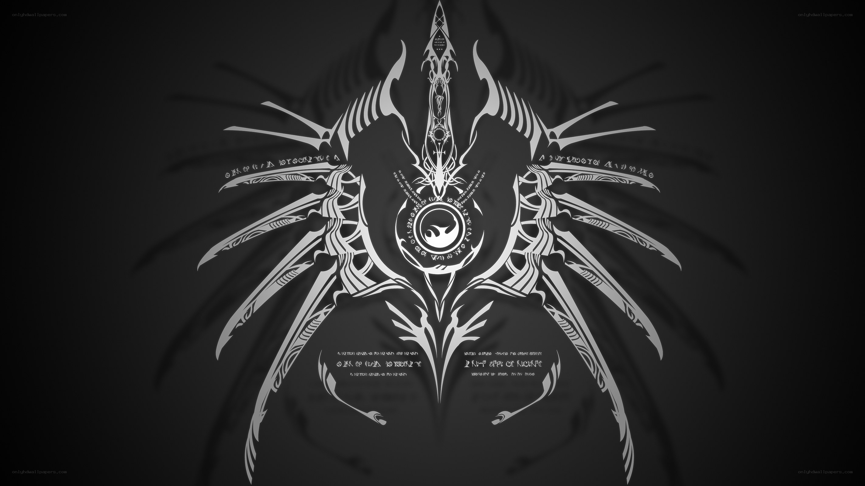 symmetrical fantasy emblem