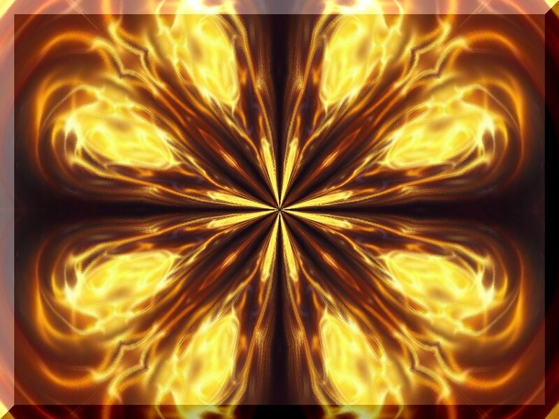 symmetrical fire pattern