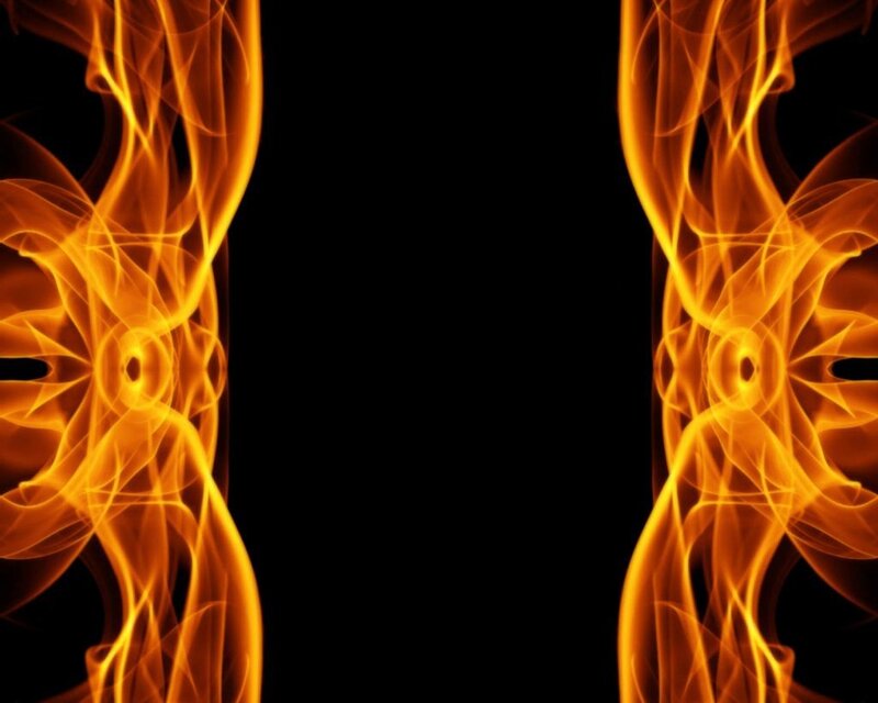 symmetrical fire patterns