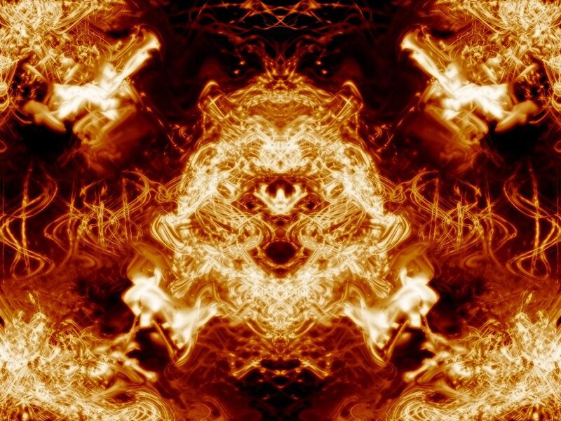 Symmetrical Flame Pattern