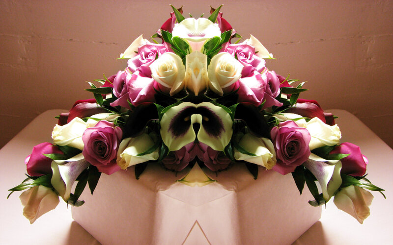 Symmetrical Flower Arrangement