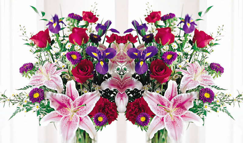 Symmetrical Flower Bouquet