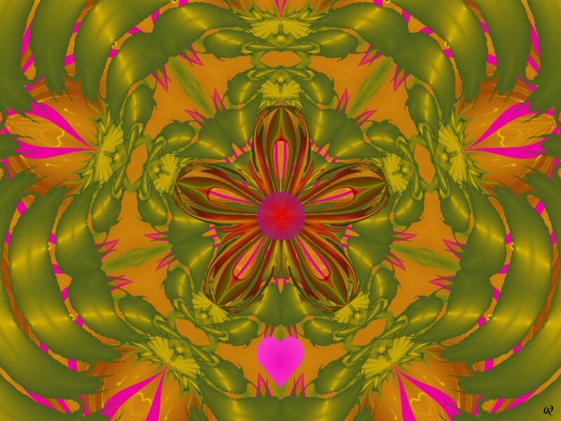 Symmetrical Flower Mandala