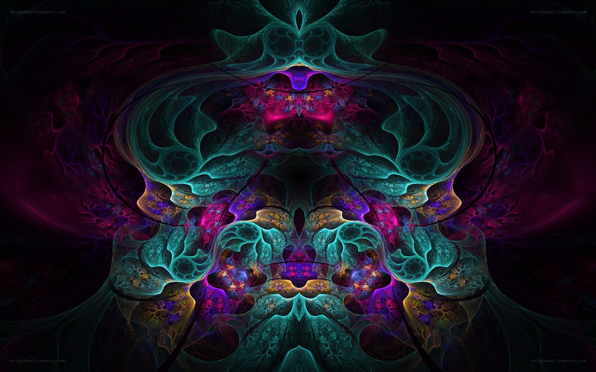 Symmetrical fractal art