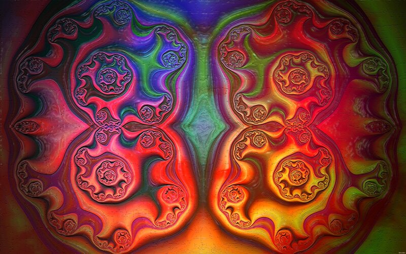 Symmetrical fractal art