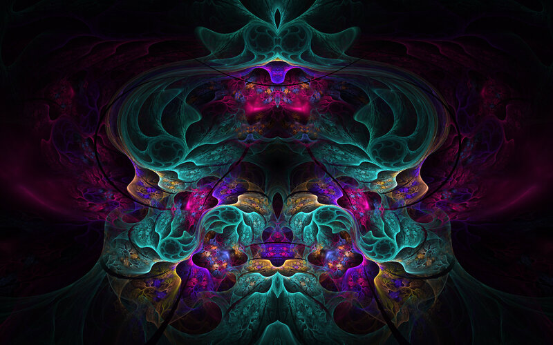 Symmetrical fractal art