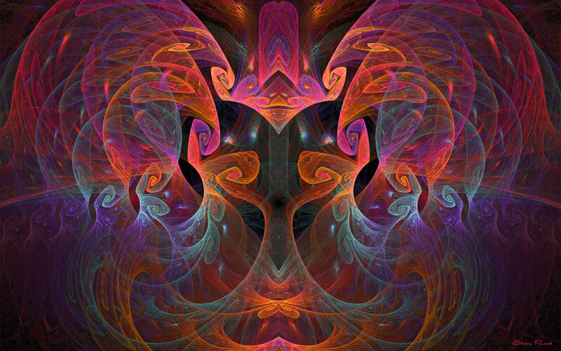Symmetrical fractal art