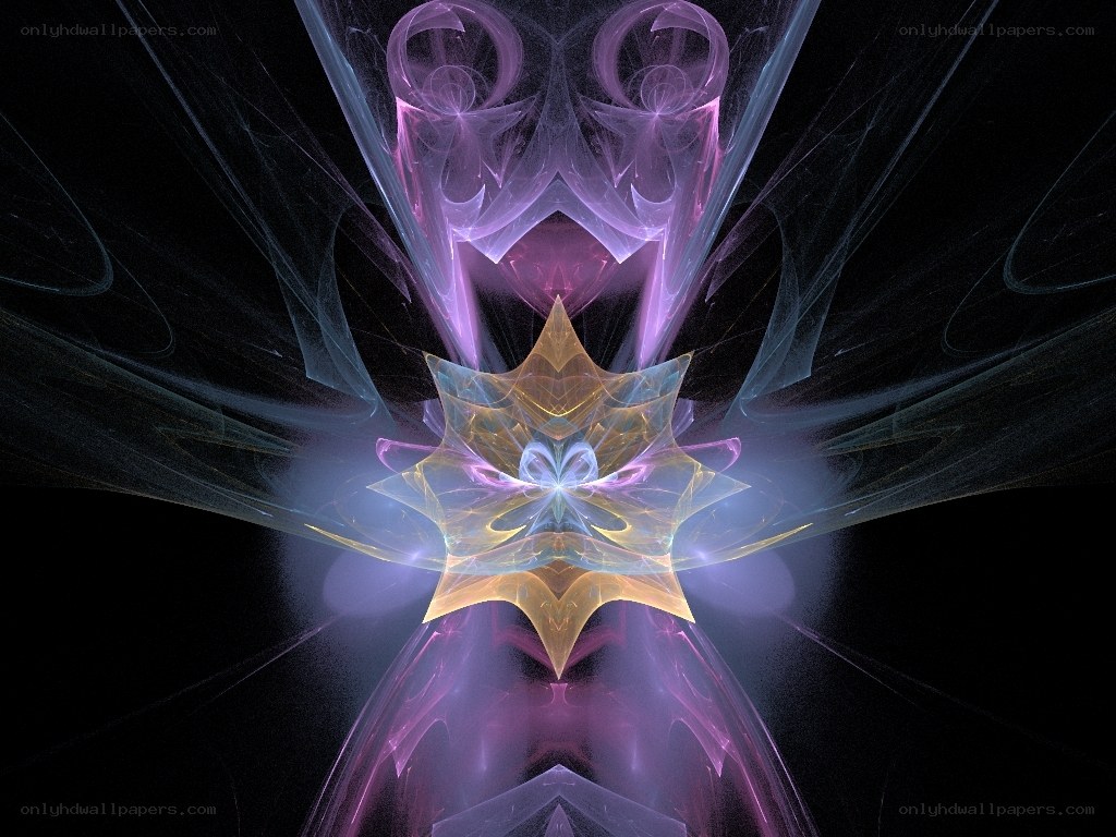 Symmetrical fractal art design