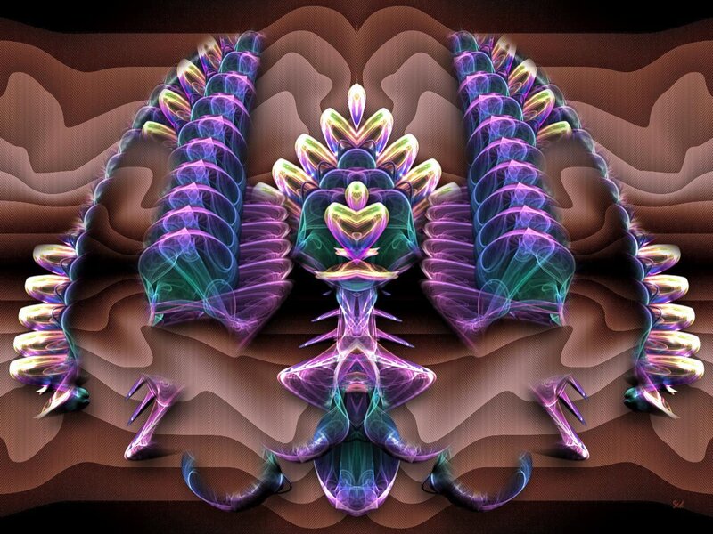 Symmetrical Fractal Creature