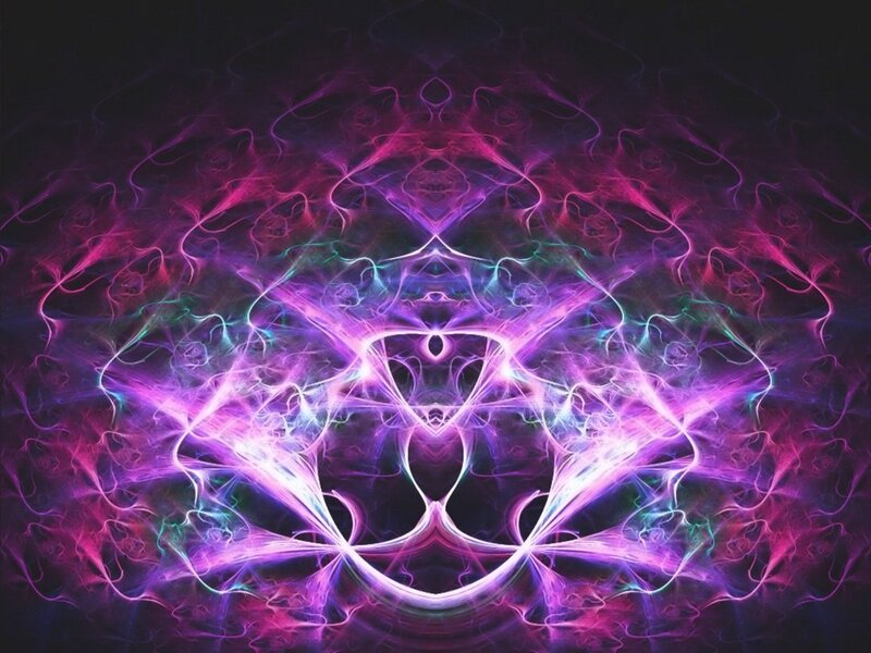 Symmetrical fractal energy pattern