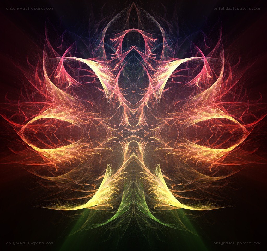 symmetrical fractal energy pattern