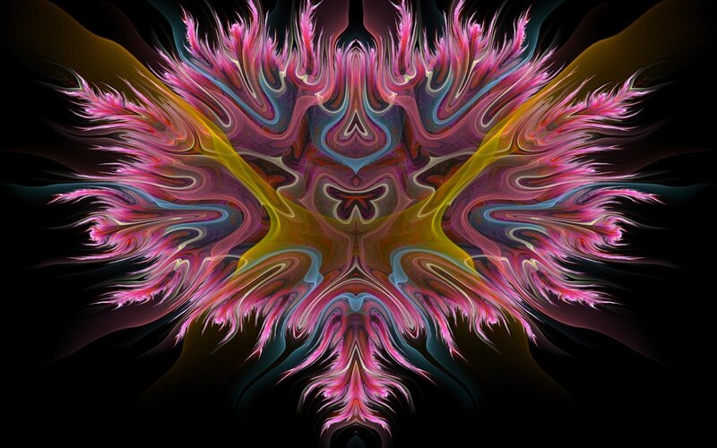 Symmetrical fractal explosion