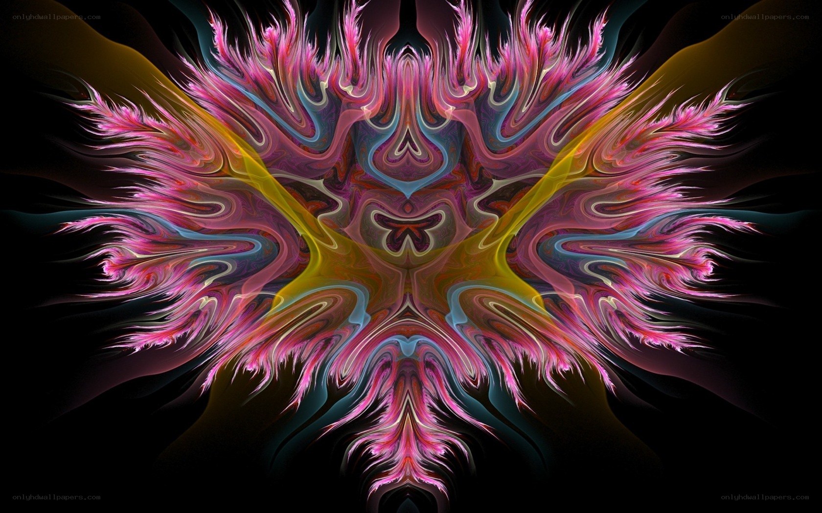 Symmetrical fractal explosion