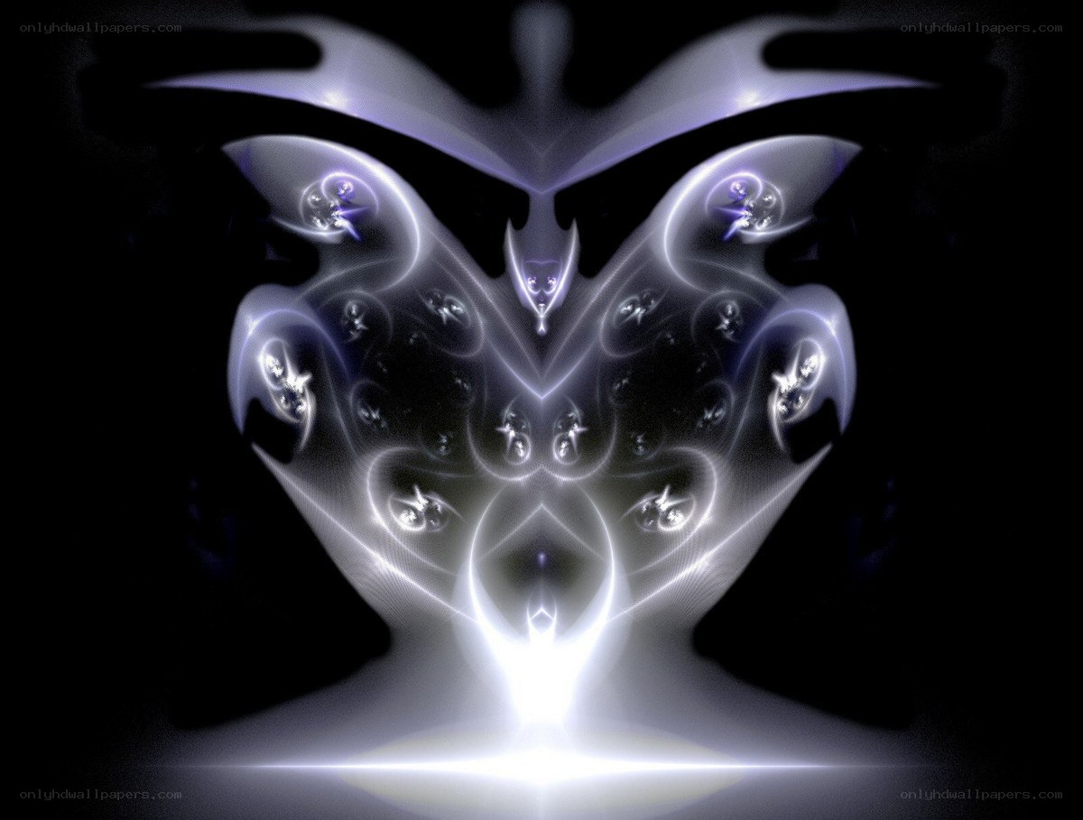 symmetrical fractal light design