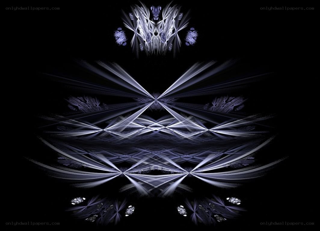 symmetrical fractal light design